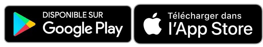 Disponible sur Google Play et sur l’App Store